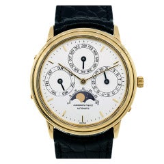 Audemars Piguet Yellow Gold Perpatual Calendar Wristwatch