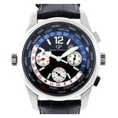 Girard Perregaux Stainless Steel America's Cup LTD Chronograph Wristwatch
