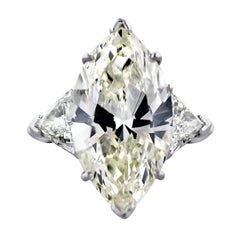 10.05ct Marquise Cut GIA Certified Diamond Engagement Ring
