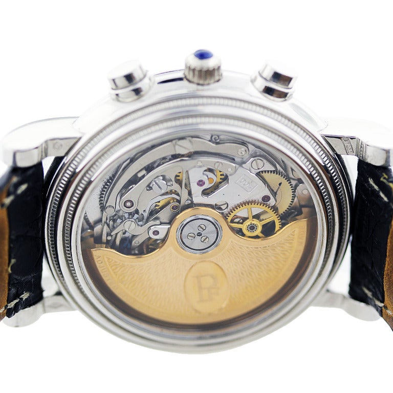 Men's Parmigiani Platinum Toric Automatic Chronograph Wristwatch with Date