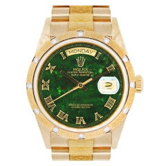 Retro Rolex Yellow Gold Day-Date President Ref 18078 Wristwatch