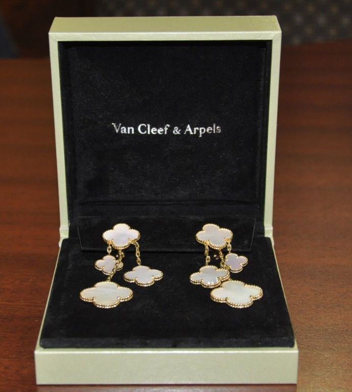 van cleef dangle earrings