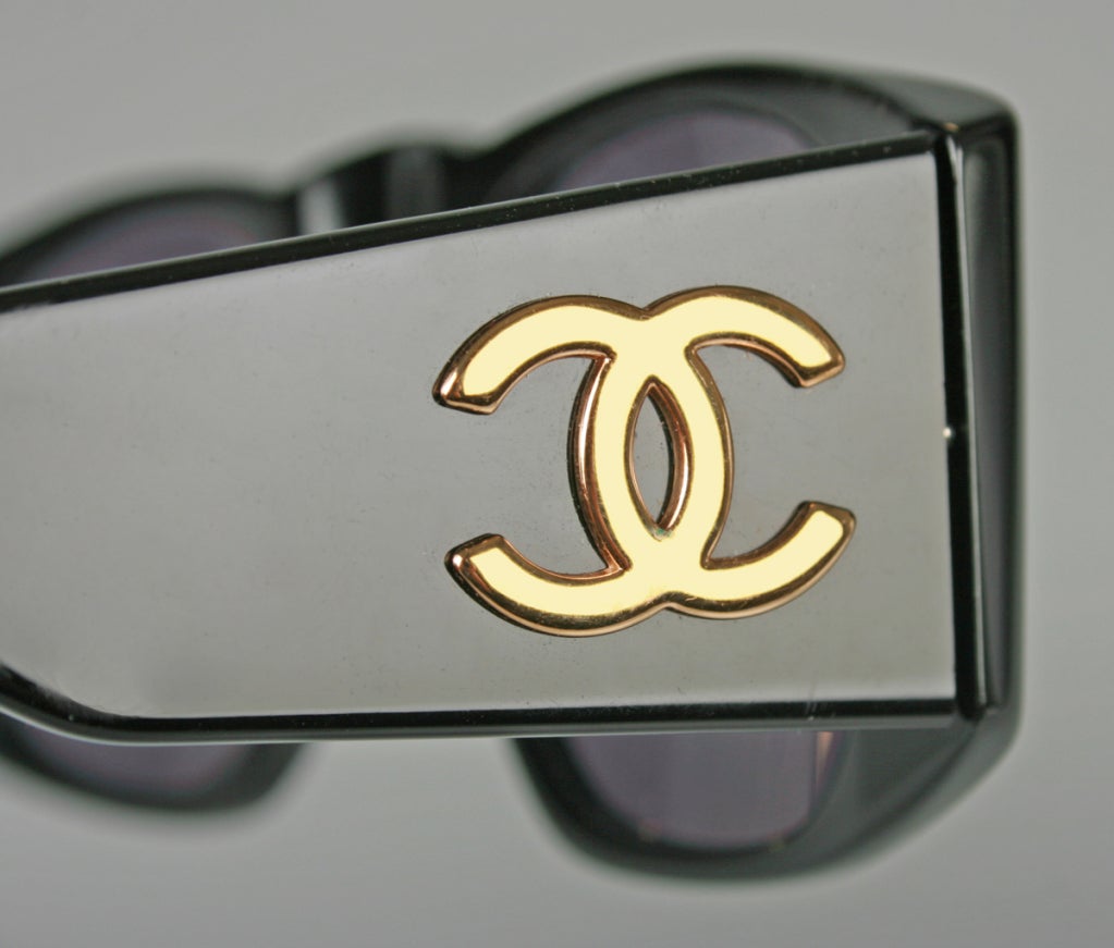 Black Vintage CHANEL Sunglasses