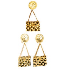 Vintage Chanel Earring and Brooch Set