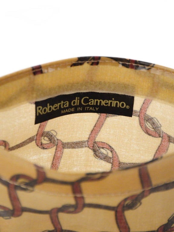 Women's Vintage Roberta Di Camerino Vinyl Cosmetic Bag