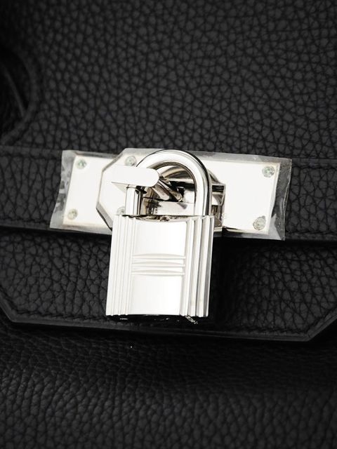 Nuovo in scatola Hermes Jpg Birkin Bag Nero & Palladio 4