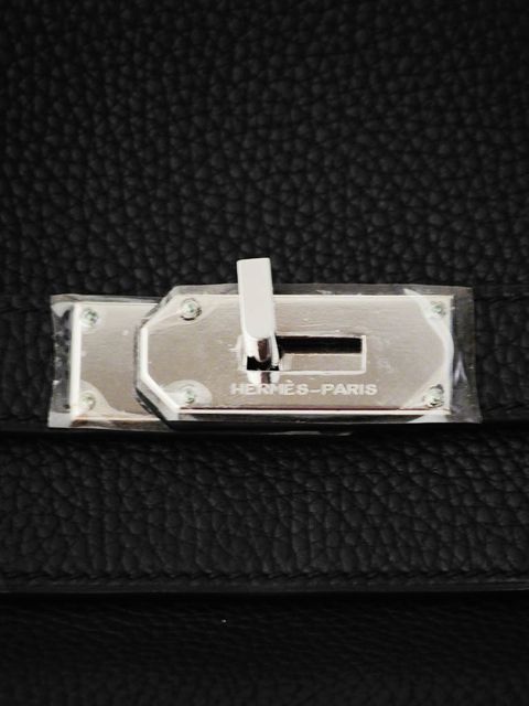Nuovo in scatola Hermes Jpg Birkin Bag Nero & Palladio 5