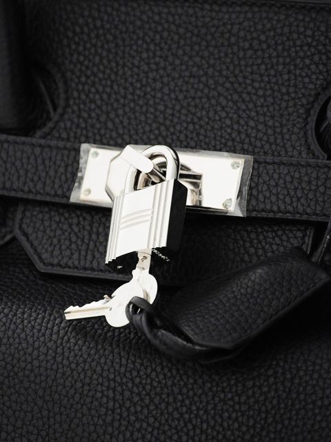 Nuovo in scatola Hermes Jpg Birkin Bag Nero & Palladio 6