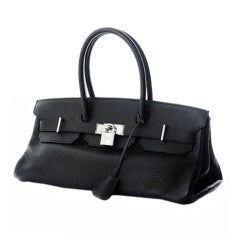 New In Box Hermes Jpg Birkin Bag Black & Palladium