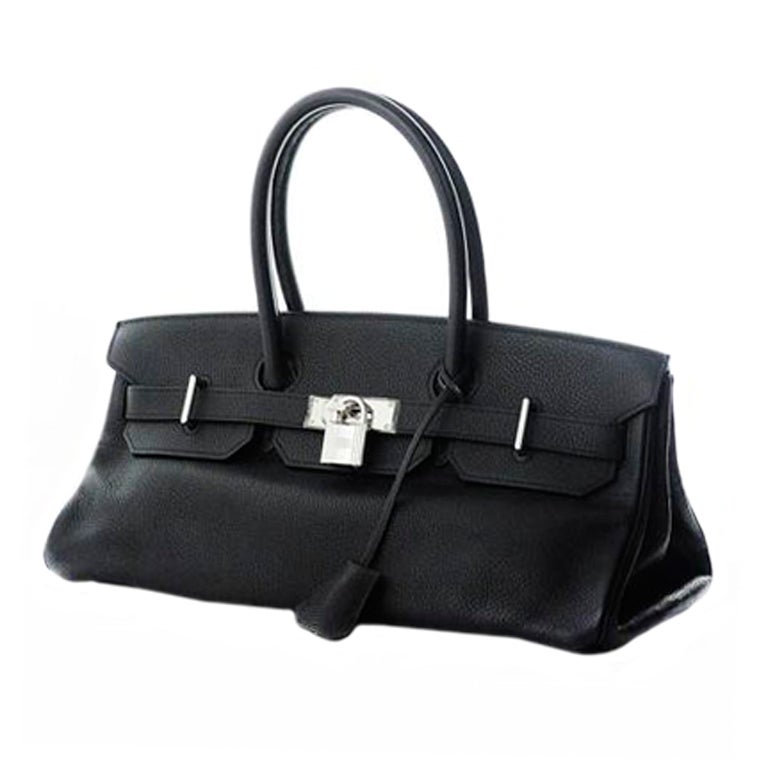 Nuovo in scatola Hermes Jpg Birkin Bag Nero & Palladio