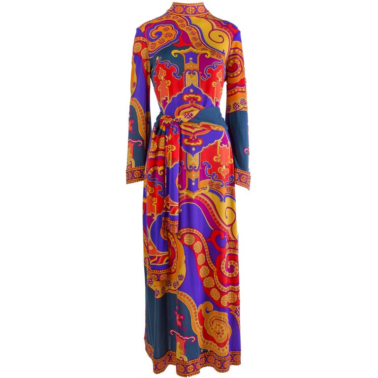 Leonard Fashion Oriental Mod Maxi Dress