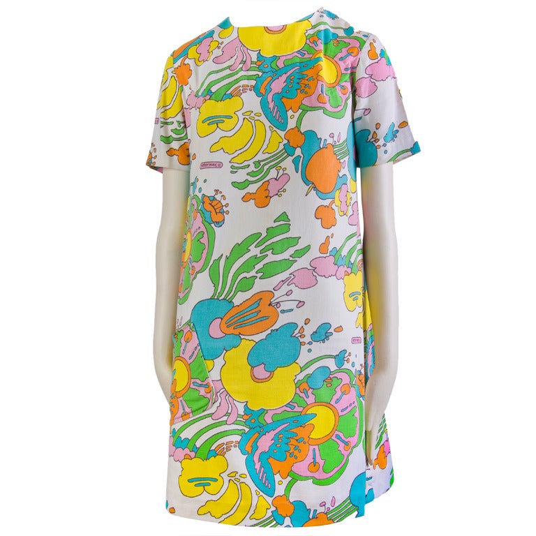 Peter Max Print Print Shift Dress