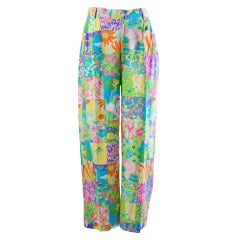 Lilly Pulitzer Cotton Patchwork Pants