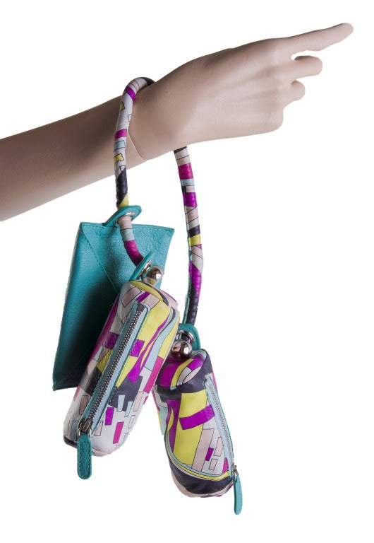 Emilio Pucci Change Purse and Mini Bag Trio