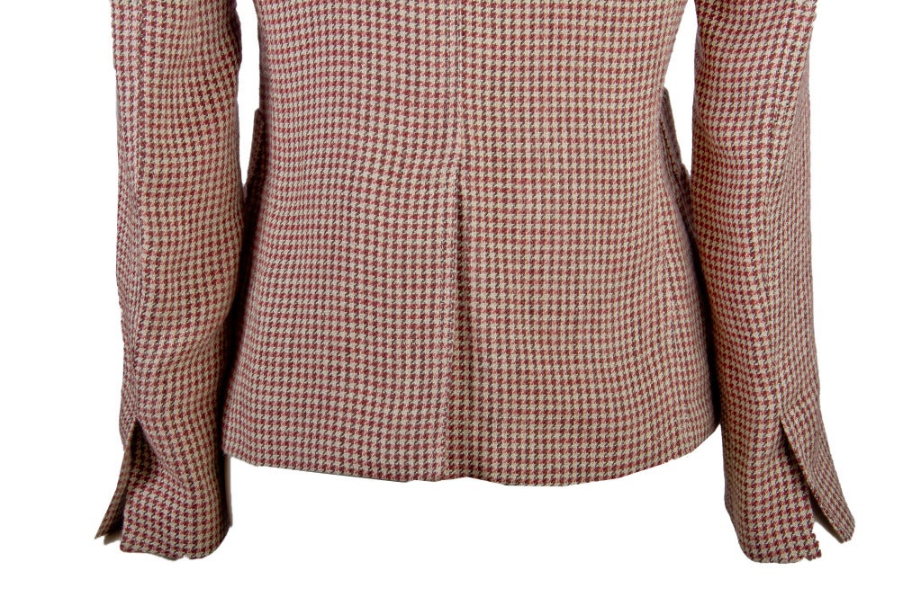 Loro Piana Houndstooth Blazer Size 42 or Size 44 Available 1