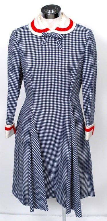 Mollie Parnis Sailor Dress