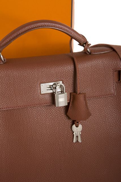 Hermes 28cm Etrusque Fjord Leather Kelly Ado Backpack at 1stdibs  