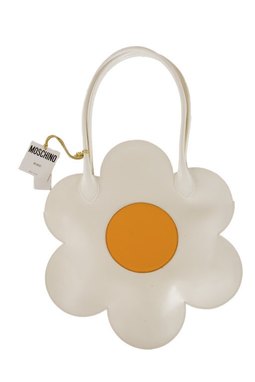 New Moschino Leather Daisy Purse-VERY RARE at 1stDibs | daisy handbag ...