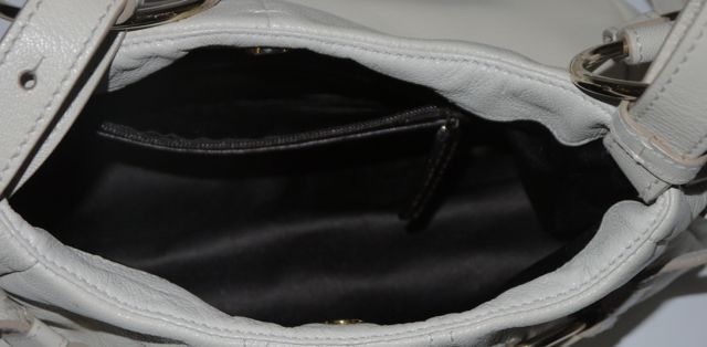 Yves St. Laurent Creme/off White Leather Shoulder Bag 6