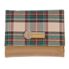 Roberta DiCamerino Protagonista Plaid & Tan Wallet