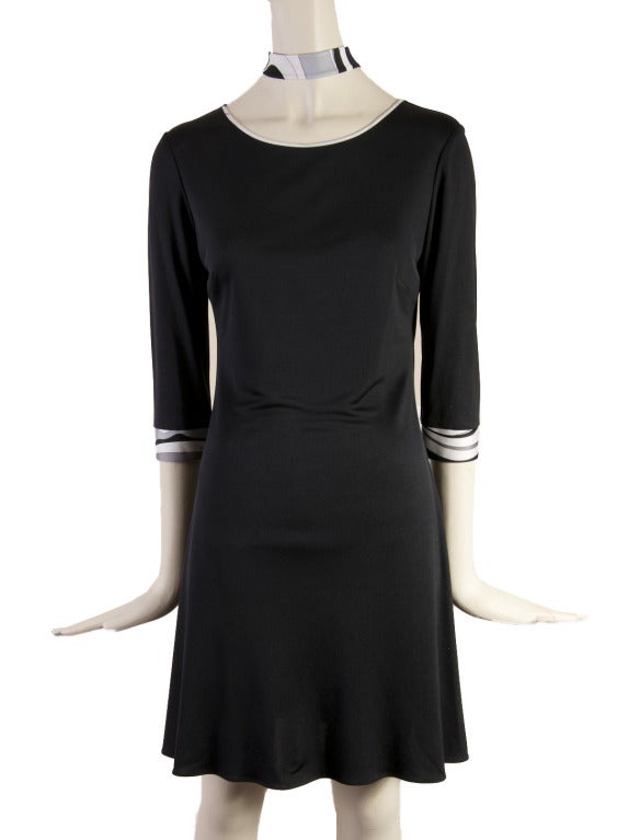 Emilio Pucci Dress & Matching Coat Ensemble 2PC Set Size 36 For Sale 2