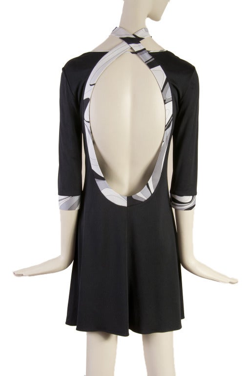 Emilio Pucci Dress & Matching Coat Ensemble 2PC Set Size 36 For Sale 3