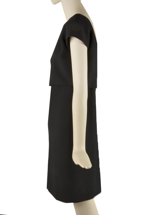 Oscar de la Renta Black Dress In Excellent Condition In Boca Raton, FL