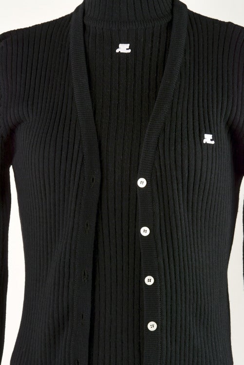 black sweater set