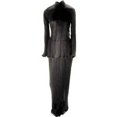 Vintage Christian Dior "Fortuny" Pleated Skirt and Tunic