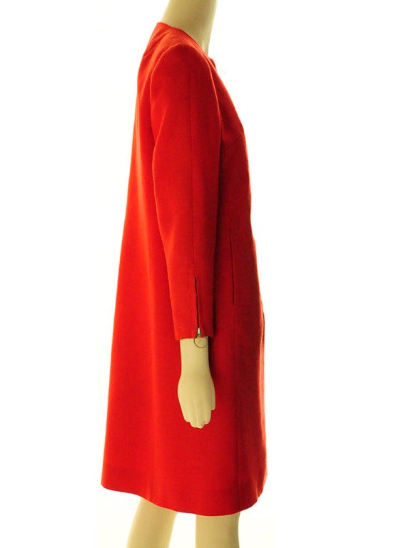 Women's Mary Quant Rare Ginger Group Coat/Dress-Red