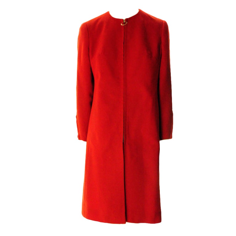 Mary Quant Rare Ginger Group Coat/Dress-Red