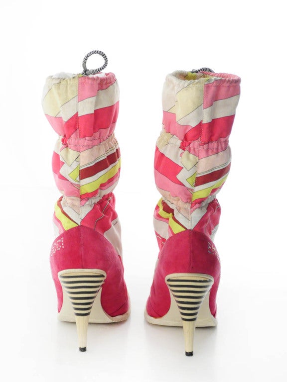 Pucci Boots-Multi Pink 1
