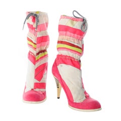 Vintage Pucci Boots-Multi Pink