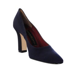 Navy Blue Donna Karan " Norma" Pumps 2