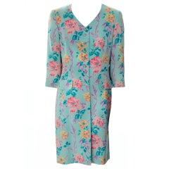 Vintage Escada Silk Floral Evening Jacket 12