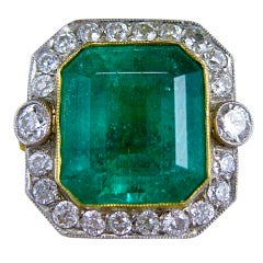 Emerald and Diamond Ring Emerald and Diamond Ring