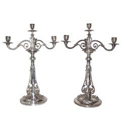 Used Pair Of Christofle Candelabras