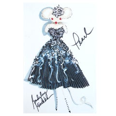 Mouse Couture Sketch by Badgley Mischka