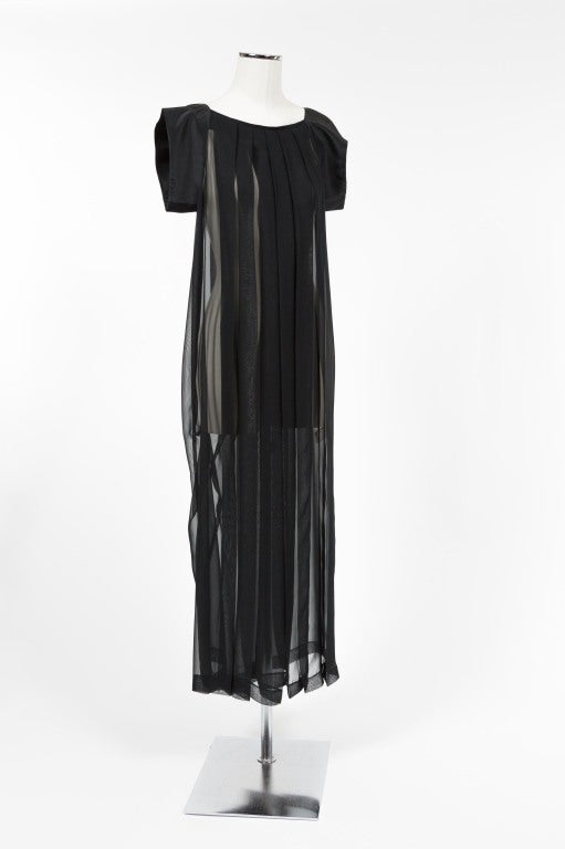 Black Yohji Yamamoto Evening Dress For Sale