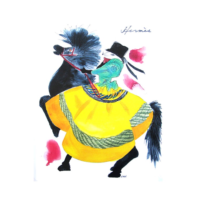 Mouse Couture Sketch by Hermes