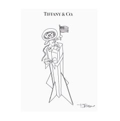 Mouse Couture Sketch by Terry Myers for Tiffany & Co.