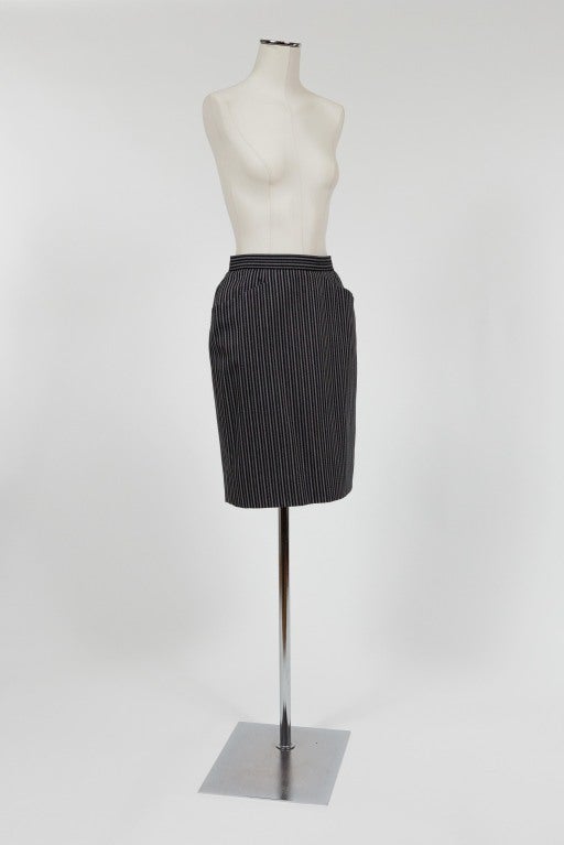 Women's 1980's Saint Laurent Rive Gauche Three Piece Suit For Sale