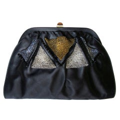 1980's Susan Bennis Warren Edwards Evening Bag