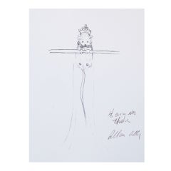Mouse Couture Sketch by Allan Adler