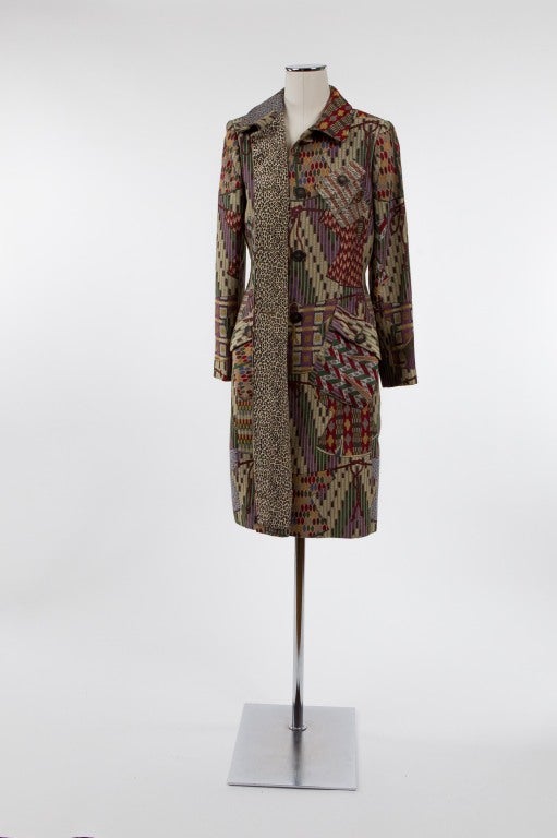 Early 1980's Bill Blass Tapestry-Style Coat In Excellent Condition For Sale In San Francisco, CA