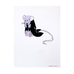 Mouse Couture Sketch by Giorgio Armani