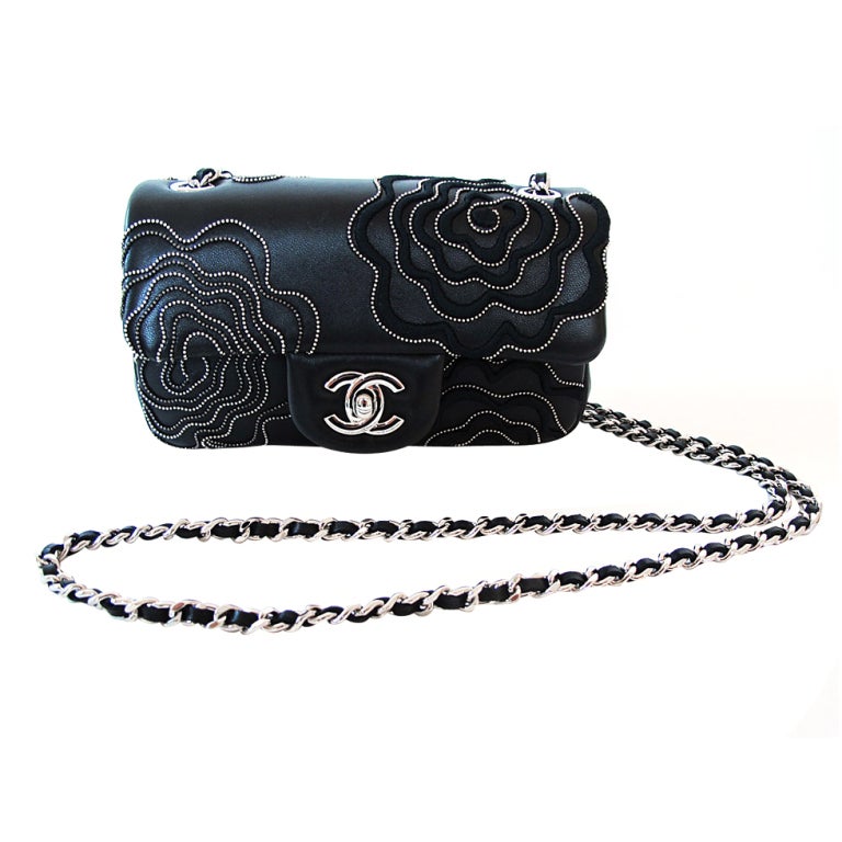 Chanel Lambskin Handbag with Chain Strap at 1stdibs