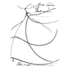 Mouse Couture Sketch by Chado Ralph Rucci