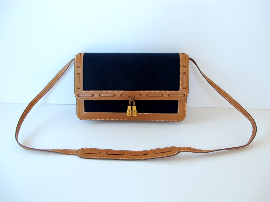 Hermes Handbag with Removable Shoulder Strap For Sale 2