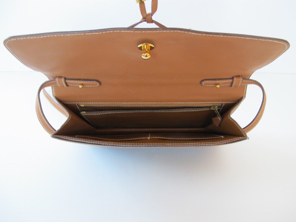 Hermes Handbag with Removable Shoulder Strap For Sale 3